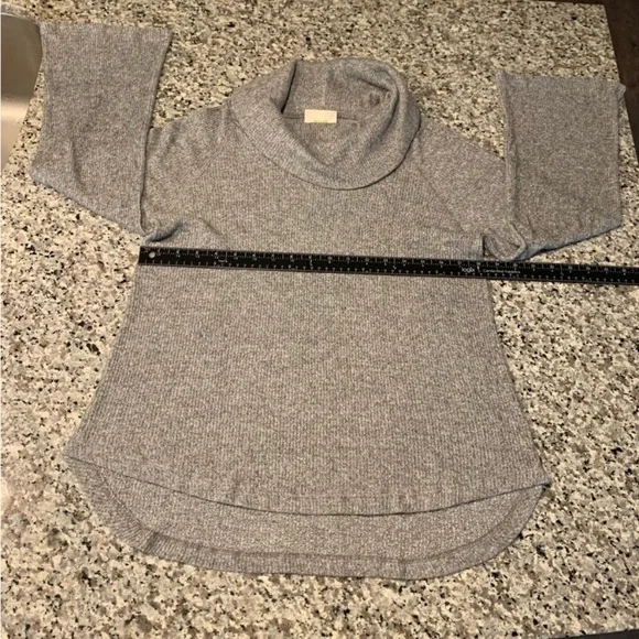 Anthropologie Sweater M Turtleneck Grey - Picture 4 of 10
